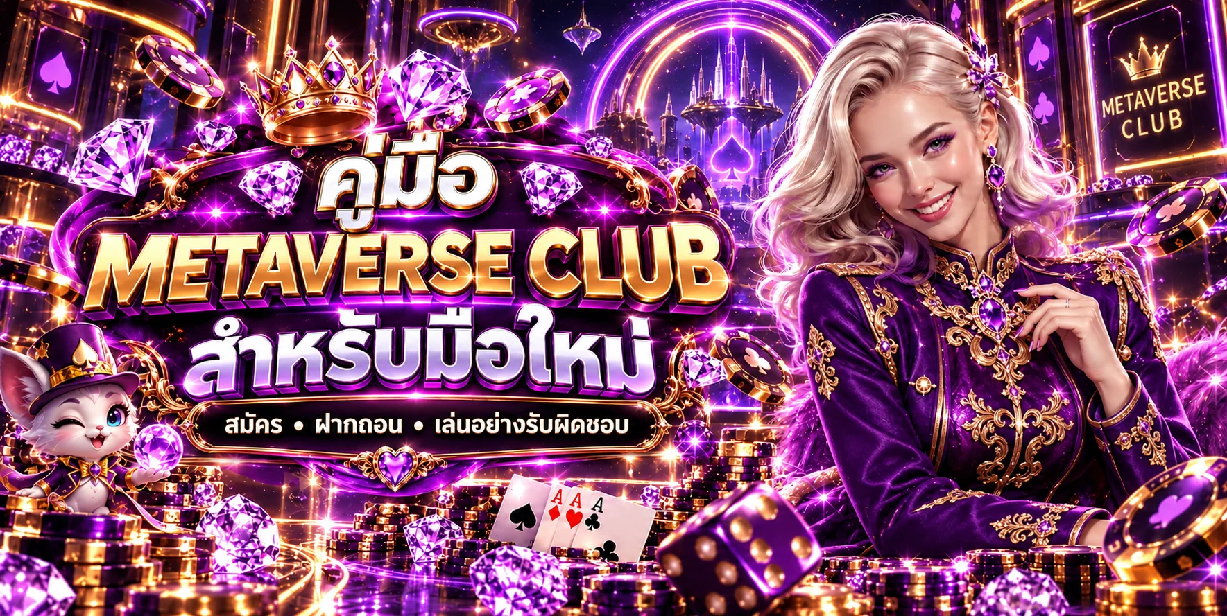 METAVERSE CLUB คู่มือสมัคร ฝากถอน และเล่นอย่างปลอดภัย